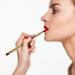 Retractable Dual End Lip Makeup Brush | Portable Lipstick & Concealer Brushes - Gold - Buy Online on SooperMarket.com