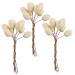 Alipis 27pcs Egg Twig Cutting Easter Egg Flower Arrangement Desk Top Decor Easter Ornament Diy Easter Eggs Easter Eggs Garland Hanging Easter Egg Tree Decoration Spray Iron Wire Beige 14.50X1.80X1.80CM