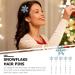 KALLORY Snowflake Hair Pins - 6pcs Decorative Barrettes for Girls | Party Hair Clips for Children - Snowflake Style Hair Accessories - Buy Online on SooperMarket.com