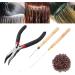 Hair Extension Kit Plier Pulling Hooks for Hair Micro Loop Hair Extension Loop Threader - Buy Online on SooperMarket.com