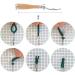 39.4 x 59 inches Blank Rug Latch Hook Kit with Tools - Tunisian Crochet Hook Set - Mini Crochet Hooks - Locker Hooking Mesh Canvas - Buy Online on SooperMarket.com