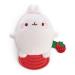 NICI 49477 teething ring MOLANG 12cm white-cuddly toy for babies and toddlers to grasp cuddle discover and fall asleep