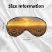 Buy SSIMOO Sunflower Field Sunset Soft Eye Mask | Breathable Eye Patch for Travel & Relaxation | Perfect Gift for Women - Buy Online on SooperMarket.com