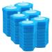 Toilet Brush Disposable Toilet Cleaning System Disposable Toilet Flushable Refill Fresh Brush Flushable Refills - 48 Refills Silicone Toilet Brush Blue
