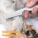 Premium PET Knotting Comb & De-Filzer for Long-Haired Dogs & Cats | Steel Blade Knot Removal Tool - Buy Online on SooperMarket.com