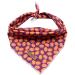 Lionet Paws Halloween Dog Bandana Headscarves Dog Scarf Triangular Scarf for Small Medium and Large Dogs L (Pack of 1) Pumpkin