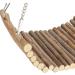 Rabbit Wood Swing Hammock - Multifunctional Natural Wooden Resting Platform for Hamsters Mice & Sparrows (15x30 cm) - Buy Online on SooperMarket.com