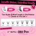 PRO DIY Eyelash Extension Kit - 280 PCs Individual Eyelashes Applicator & Brush for Beginners | 30D+40D 9-15 Mix - Buy Online on SooperMarket.com