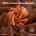 Rainbow Baby Blanket Swaddle Wrap - Soft & Warm Infant Sleeping Wrap for Boys & Girls - Unisex Receiving Blanket 0-6 Months - Buy Online on SooperMarket.com