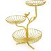 Kitchen Countertop Fruit Rack Fruit Basket Fruit Bowl Fruit Basket Bowl Fruit Basket Gold Fruit Bowl Table Decoration Fruit Basket Fruit Racks Vegetable Snacks Holder Fruit Racks (Color : 3 Tier)