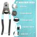SHALL 3-Piece Bolt Cutter Kit 14" Heavy Duty Bolt Cutter 8" Wire Cutter 8" Wire Rope Cutter Ergonomic Handle Security Lock More Efficient Leverage & Adjustable Opening Carrying Case Included - Buy Online on SooperMarket.com