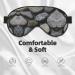 SSIMOO Pebble Stone Eye Mask | Soft Breathable Sleep Eye Patch for Women | Perfect for Travel & Relaxation - Buy Online on SooperMarket.com