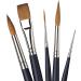 Winsor & Newton Professional Watercolor Sable Brush - Round #1 - Black - Buy Online on SooperMarket.com