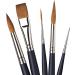 Winsor & Newton Professional Watercolor Sable Brush-Rigger #2 - Black - Buy Online on SooperMarket.com