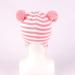 LANGZHEN Toddler Winter Hat Earflap Knit Cap Fleece Lined Beanie 6-12 Months Pink-Stripe - Buy Online on SooperMarket.com