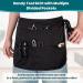 Noverlife Hair Stylist Waist Apron - 5 Pockets Adjustable Belt Bleach-Proof & Hair Resistant for Men & Women - Perfect Salon Tool for Hairdressers - Buy Online on SooperMarket.com