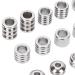 18PCS Stainless Steel Hair & Beard Beads for Braiding - Viking Style - Buy Online on SooperMarket.com