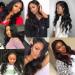 30 HD Transparent Lace Front Wig - Brazilian Body Wave for Black Women | 180% Density, Pre-Plucked, Natural Black Hair - Buy Online on SooperMarket.com