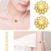 200 Pcs 11.5mm Antique Golden Flower Bead Caps - DIY Jewelry Making Supplies - Buy Online on SooperMarket.com