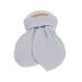 Baby Teething Wooden Ring Baby Wooden Ring Teething Ring Bunny Ears Design Soothing Bite-Resistant Cotton Gauze Finely Crafted For Babies (Gray)