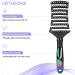 Curved Vented Detangling Hair Brush for Faster Blow Drying - Professional Vent Detangler for All Hair Types (Black) - Buy Online on SooperMarket.com