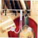 CIYODO 2pcs Double Hook Towel Rack Coat Hangers Metal Coat Hanger Hooks Hanging Hook Wall Mount Nail 14x9cm White - Buy Online on SooperMarket.com