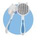 Dog & Cat Brush, Rlihunix Pet Hair Brush Cat Grooming Brush Self Cleaning Slicker Brush For Short And Long Hair Dogs Cats, Shedding Grooming Brush To Remove Loose Hair, Mats, Tangles, Blue
