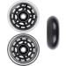 AOWESM 64mm Inline Skate Wheels w/ABEC-9 Bearings - 4 Pack Black | Roller Skates, Pelican Storm Case, Roller Board Bag, Luggage Suitcase, Water Rower Seat, Lathe Rest - Buy Online on SooperMarket.com