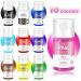 10-Pack Food Color Gel - Sugar-Free Concentrated Colors for Baking Cakes Cookies Macarons & DIY Projects - 10ml Each - Buy Online on SooperMarket.com