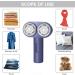Portable Fabric Shaver & Lint Remover - Rechargeable Electric Clothes Shaver with 6 Blades - Dual-Speed Purple Fabric & Furniture Cleaner - Buy Online on SooperMarket.com