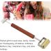 Double Head Face Massage Roller with Copper Wooden Handle | Promote Circulation & Skin Health | Acupoint Pressing Tool for Spa-Like Relaxation - Buy Online on SooperMarket.com