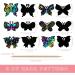 Lusofie 24 Pieces Butterfly Scratch Cards - Rainbow Spring Art Card Party Favors for DIY Crafts & Home Decoration - 6 Styles - Buy Online on SooperMarket.com