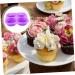 Zerodeko 6 Pcs Handmade Soap Mold Baking Muffin Mold Donut Candy Silicone Muffin Mold Baking Accessory Silicone Tools Silicone Molds Silicone DIY Mold Chocolate Silica Gel Roses Purple 3X16.6X16.6CMx6pcs - Buy Online on SooperMarket.com