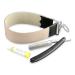 Shaving set razor gold etching hollow grind with leather strop and paste from SOLINGEN 3-piece
