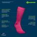Bauerfeind Ultralight Running Compression Socks for Men & Women | Thin Sports Socks for Jogging & Fitness | Size M (41-43) Berry Color - Buy Online on SooperMarket.com