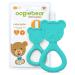 oogiebear 360  Teether - Safe Teething Toys for Babies 3 Months and Older | Soft Bristle Teddy Bear Silicone Teether | Super Soft BPA-Free Silicone Teether Toy - Seafoam