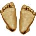 BabyRice Large Hand & Foot Casting Kit - Metallic Gold Paint Included - Buy Online on SooperMarket.com