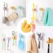 8-Piece Waterproof Toothbrush Holder Set | Adhesive Hooks for Bathroom & Kitchen | No Drilling Required | Funny & Functional Silicone Design - Buy Online on SooperMarket.com