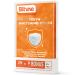 Whitening Strips for Sensitive Teeth Made with Dead Sea Salt Ingredients  Strengthens Tooth Enamel for Fast Teeth Whitener  36 Strips  Ccoconut Flavor