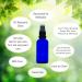 5 x Royal Blue 30ml Glass Spray Bottles - Pharmacy Quality with Pump & Black Caterpillar Head - DIN 18 Certified - Buy Online on SooperMarket.com