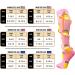 Actinput 4 Pairs Compression Stockings for Men & Women - Colorful Support Socks for Sports Travel & Nursing - Size S-M - Buy Online on SooperMarket.com