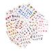 CHANGAR Flower Nail Art Stickers Decals - 55 Sheets Colorful Spring Floral Water Transfer Sticker for Manicure - Buy Online on SooperMarket.com