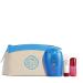 Shiseido Ultimate Active Sun Protection Set - Includes Ultimate Sun Protector Lotion SPF 50+ (150 mL)  Clarifying Cleansing Foam  Ultimune Power Infusing Concentrate & Reusable Pouch