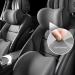 Auto Neck Pillow - Soft Memory Cotton Car Headrest Cushion | Brown Car Accessories - Buy Online on SooperMarket.com