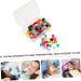 BUIFULSIC 160 STK Dental Color Circle Codering - Color Code Ring for Dental Instruments | Durable Plastic PP Code Band | International Shipping Available - Buy Online on SooperMarket.com