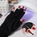 OYANIMO 2 Pairs UV Gloves for Gel Nail Lamp - Professional UPF50+ Protection Gloves for Manicures - Fingerless Anti UV Gloves for Nail Art & Skin Care - Buy Online on SooperMarket.com