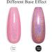 RARJSM Hot Pink Holographic Gel Nail Polish Laser Rainbow Glitter Reflective Iridescent Gel Polish Curing Required Unicorn Mirror Chrome Effect Soak off for Summer DIY Salon Home Manicure 7.5ML - Buy Online on SooperMarket.com