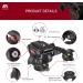 V6 Professional Video Fluid Head Mount for DSLR Cameras & Camcorders - Max Load 17lbs/8kg - Buy Online on SooperMarket.com