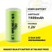 Buy 3x Exell 2/3AA NiMH 700mAh 1.2V Rechargeable Batteries - Perfect for Capacitors Shearing Devices Miner Lamps & Helmet Lights - International Shipping Available - Buy Online on SooperMarket.com