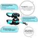 FIRSTPAW 5m Extendable Dog Leash for Small & Medium Dogs (Up to 20kg) - Ergonomic Handle Reflective Stripes Stop Button - Blue - Buy Online on SooperMarket.com